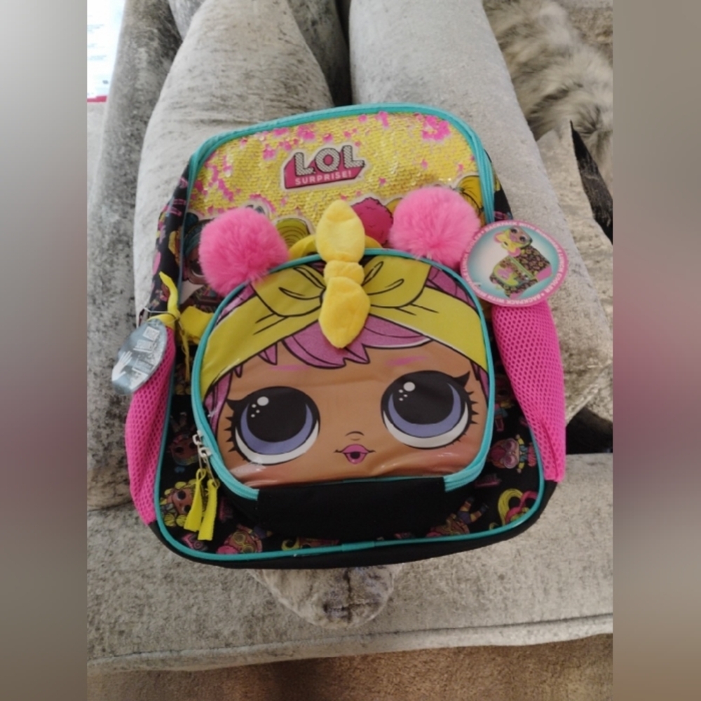L.O.L. Surprise! Pink and Yellow Backpack